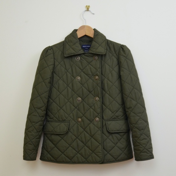 Ralph Lauren Other - Green Ralph Lauren Quilted Jacket (12/14 Girls)
